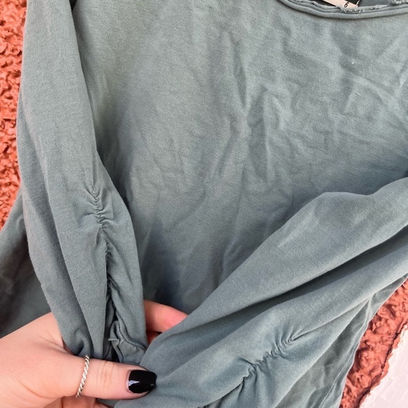 Matilda Jane Girls House Of Clouds Lagoon Tee, Green Long Sleeve Size 6 - Picture 3 of 5